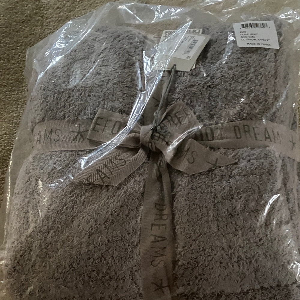 Barefoot Dreams Dove Gray Cozy Blanket